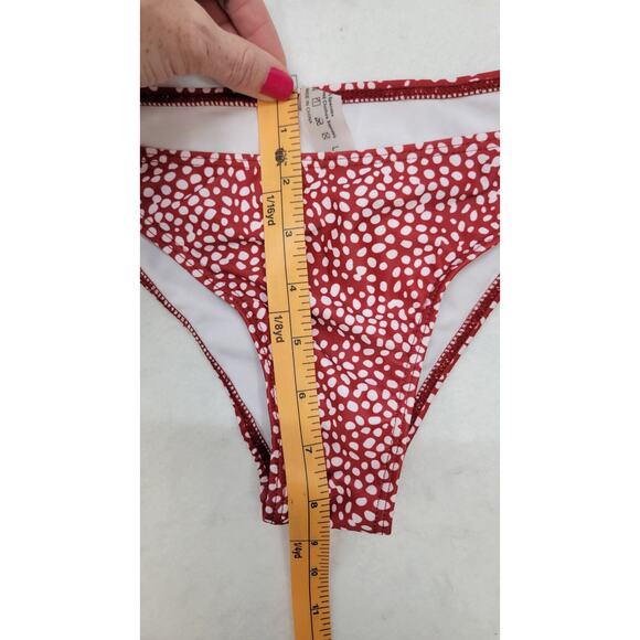 Shein Women's Bikini Bottom Red Size Large - Picture 5 of 5